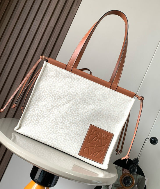 Loewe Cushion Tote Bag Canvas 8015