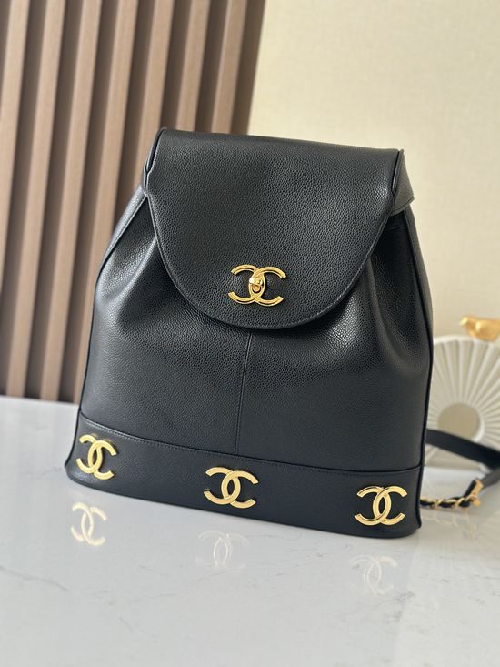Chanel Vintage Double C Backpack A2213