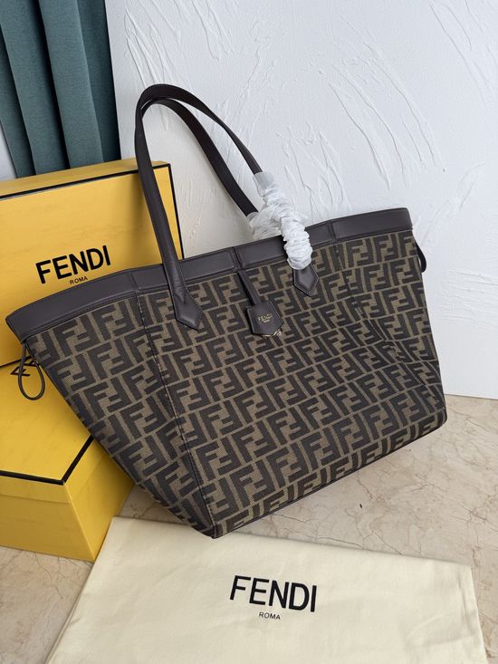 Fendi Origami Large Convertible FF Tote 0894