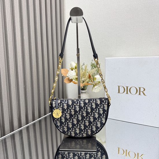 Christian Dior Oblique Callisto Hobo Bag