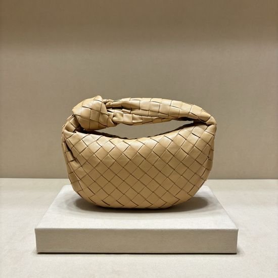 Bottega Veneta Woven Knotted Hobo Soft Lambskin Leather Bag 80800