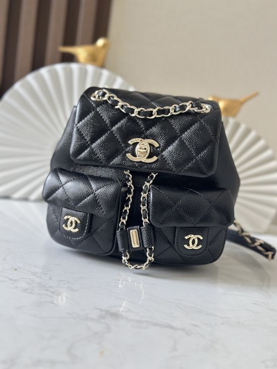 Chanel 24c Backpack Small Grained Calfskin 3787