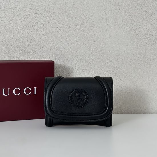 Gucci Black Leather Mini Crossbody Bag 818811