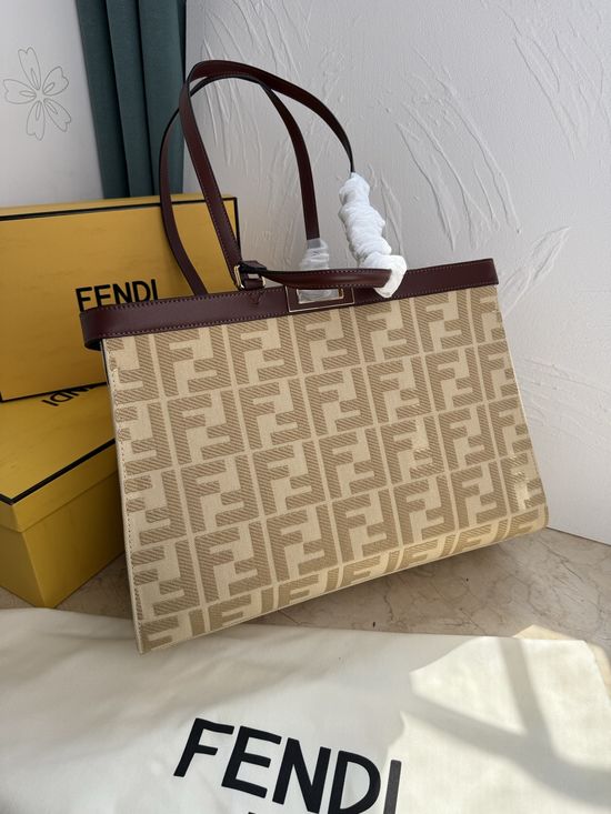 Fendi Peekaboo X-Tote Embroidered Bag 1819