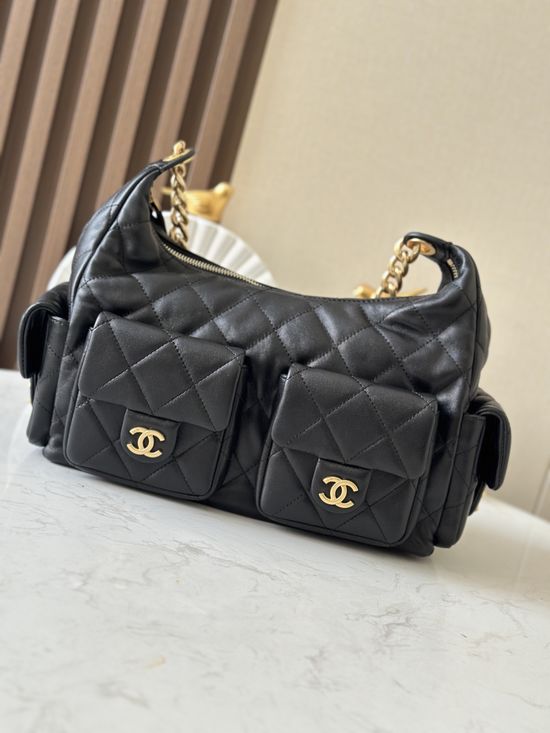 Chanel Polished Lambskin Shoulder Bag AS3311