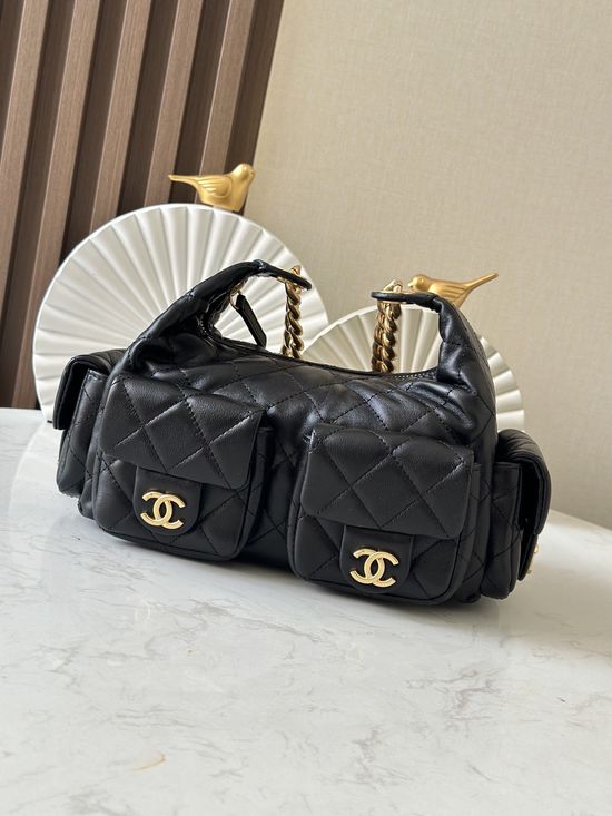 Chanel Polished Lambskin Shoulder Bag AS3310