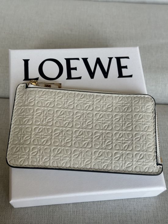 Loewe Off White Leather Card Holder 9784