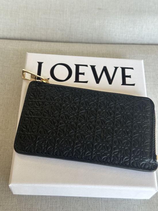 Loewe Black Leather Card Holder 9783