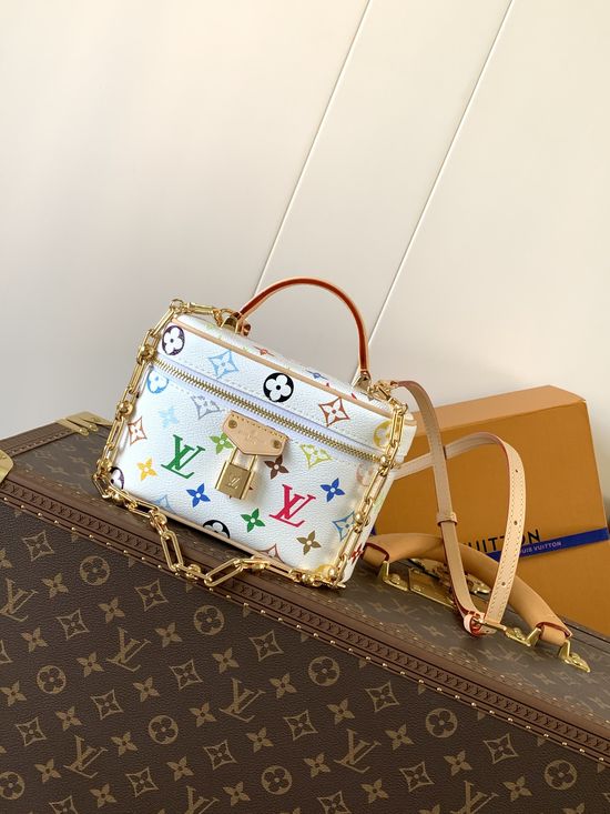 Louis Vuitton Vanity Pouch Monogram Coated Canvas Bag M13662