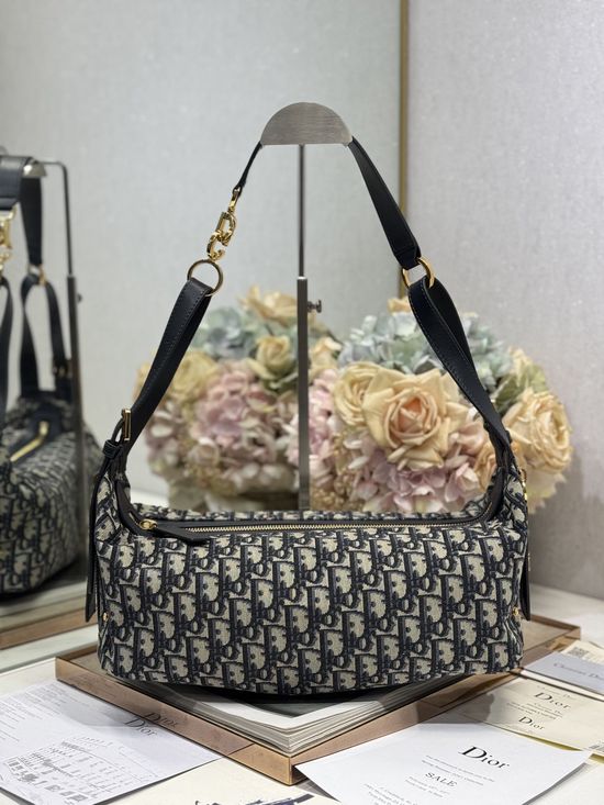 Christian Dior D-Journey Medium Oblique Handbag 2417