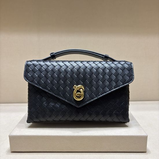 Bottega Veneta Knot Lock Intrecciato Woven Bag 817192