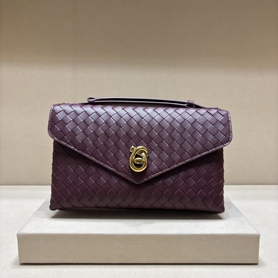 Bottega Veneta Knot Lock Intrecciato Woven Bag 817192