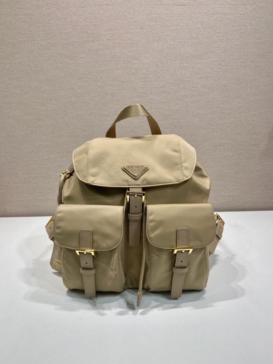 Prada Classic Backpack with Gold Hardware 1BZ677