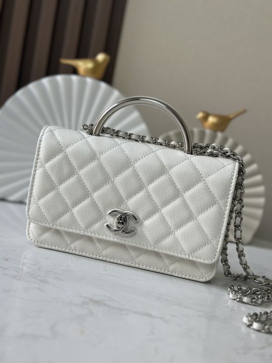 Chanel 25P WOC Stewardess Bag Enamel Clasp 17042