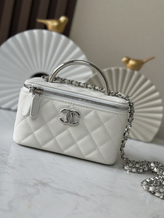 Chanel Vanity Bag Enamel Buckle Resin Wrist 66029