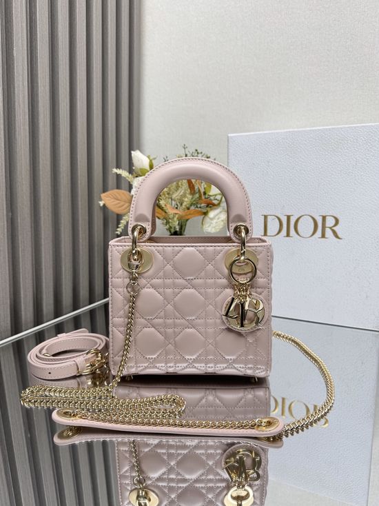 Christian Dior Lady Christian Dior Lambskin Bag 0505