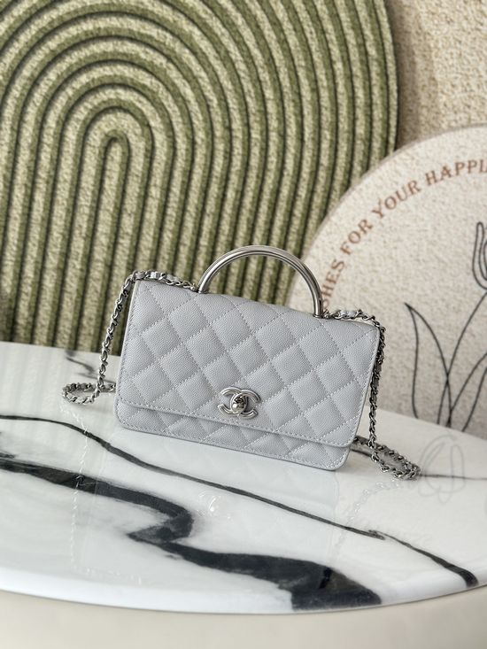 Chanel WOC Enamel Buckle Crossbody Bag 66028