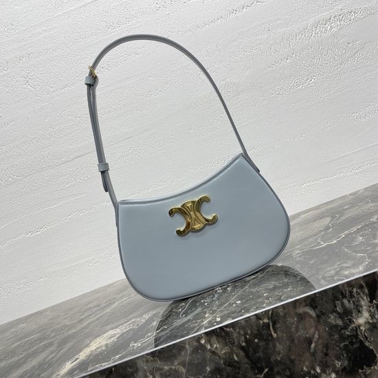 Celine ATLLY Round Shoulder Bag with Metal Accessories 115703