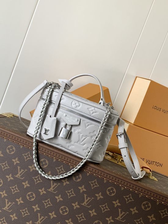 Louis Vuitton Vanity Chain Pouch Taro Gray M13593