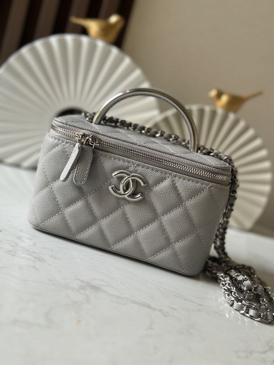Chanel Vanity Bag Enamel Buckle Resin Wrist 66029