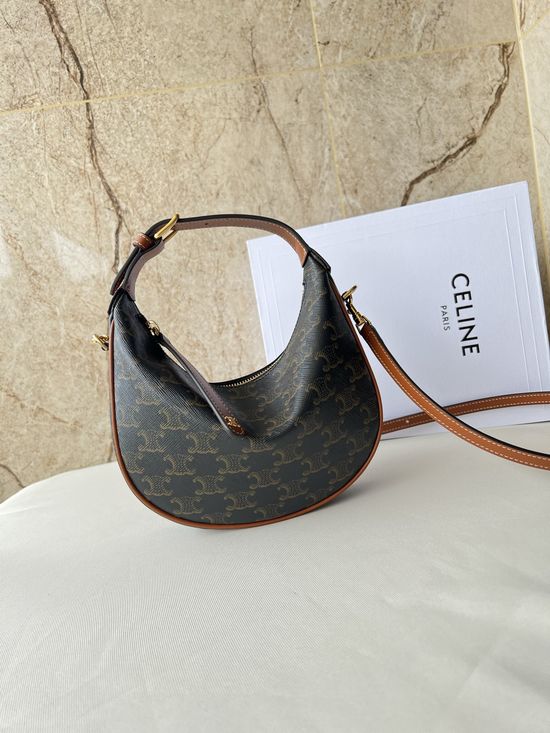 Celine LuLu Crescent Shoulder Crossbody Bag 120723