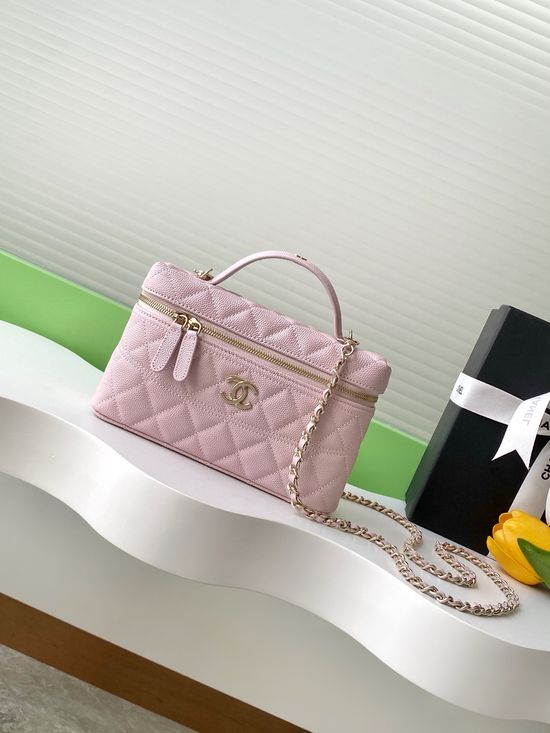 Chanel Lunch Box Bag Grained Calfskin AP4507