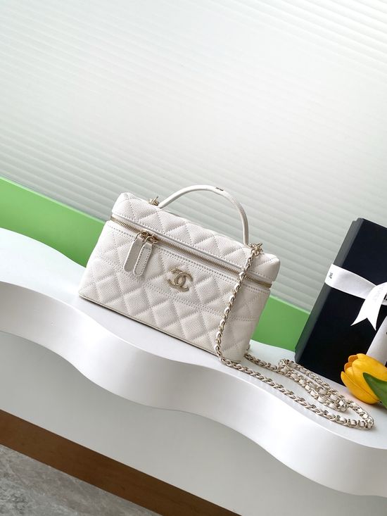 Chanel Lunch Box Bag Grained Calfskin AP4507