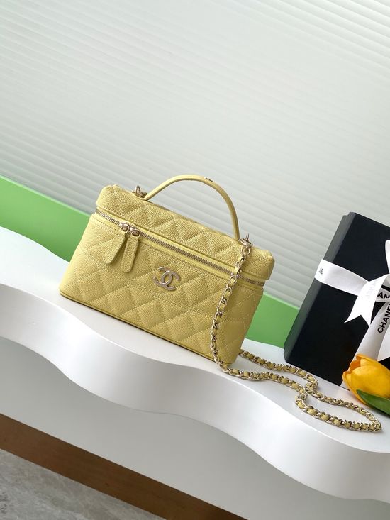 Chanel Lunch Box Bag Grained Calfskin AP4507