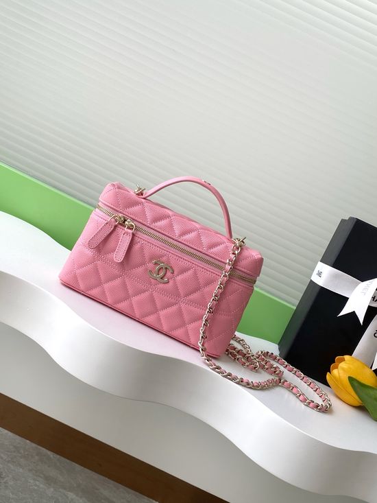 Chanel Lunch Bag Chain Clutch AP4507