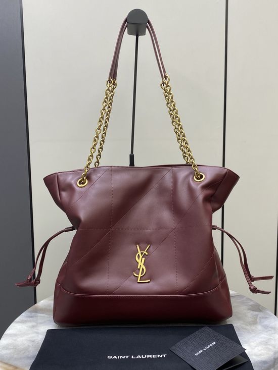 Yves Saint Laurent Jamie Large Pochon Sheepskin Shoulder Bag 809824