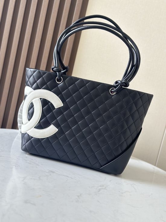 Chanel Cambon Tote Bag Classic Logo 3317