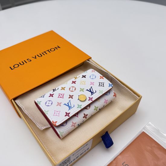 Louis Vuitton Key Holder White Canvas M14092
