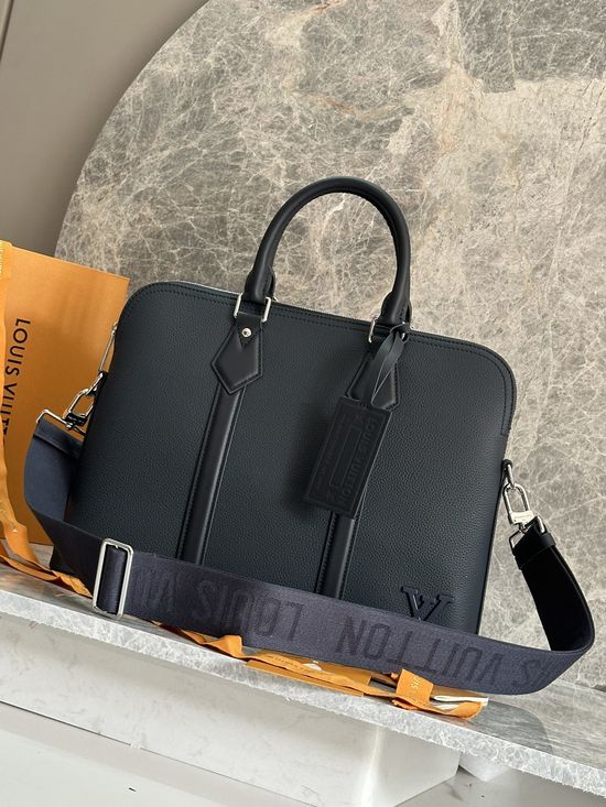 Louis Vuitton Aerogram Grain Leather Briefcase M21440
