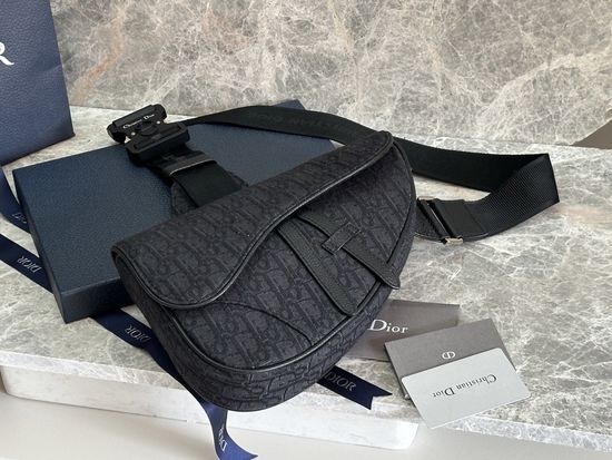 Christian Dior Saddle Bag Oblique Print 93305