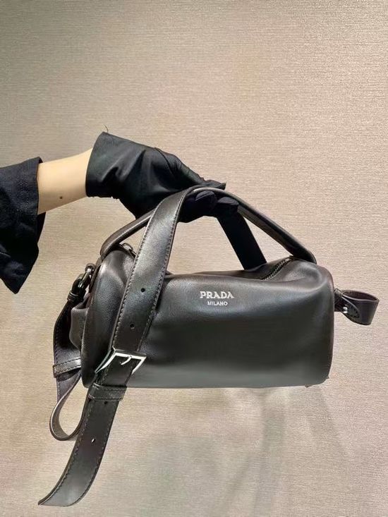 Prada Vintage Nappa Leather Boston Bag 2VH188