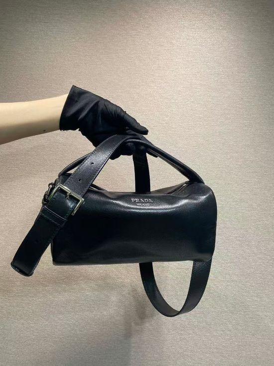 Prada Nappa Leather Retro Boston Handbag 2VH188