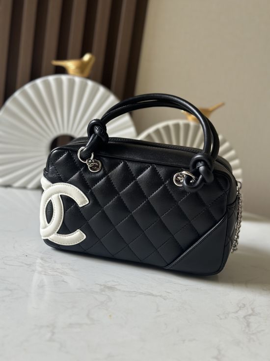 Chanel Cambon Pillow Leather Bag 3321