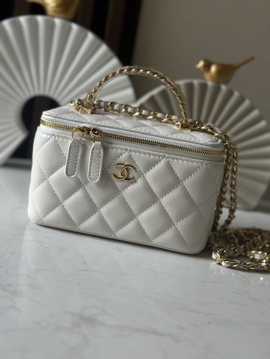 Chanel Vanity Bag Transparent Handle Long Box 66038