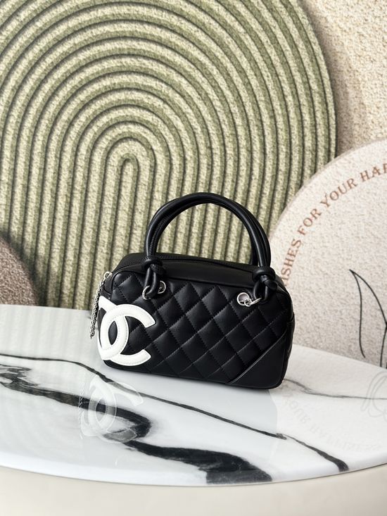 Chanel Vintage Cambon Leather Pillow Bag 3321
