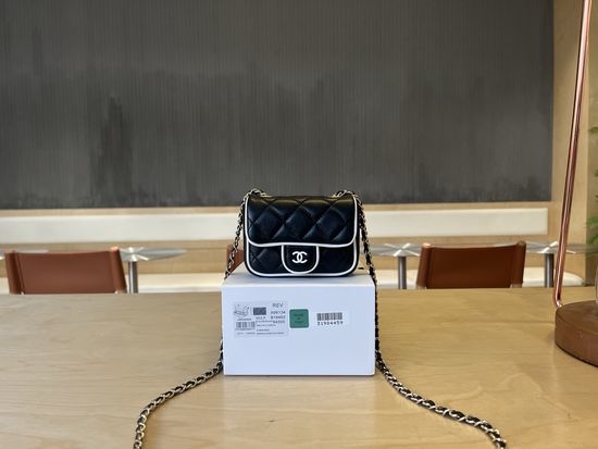 Chanel Panda Mini Quilted Lambskin Bag A96134