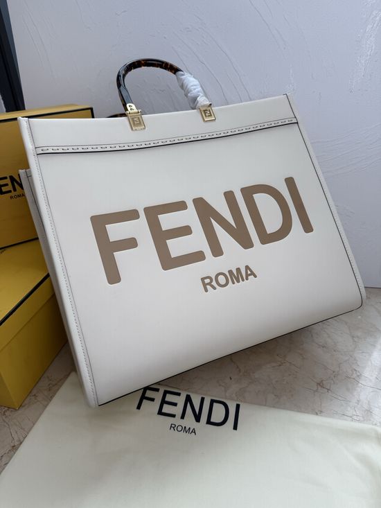 Fendi FeI TOTE Tote Bag Amber Handle 8002C