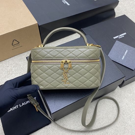 Yves Saint Laurent Quilted Clutch Crossbody Bag 766731