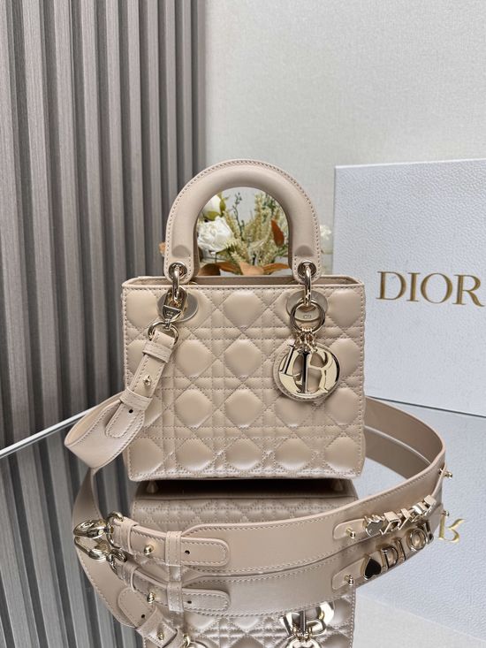 Christian Dior Lady Christian Dior My ABC Lambskin Handbag