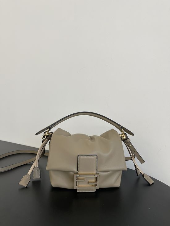 Fendi Mamma Baguette Small Lambskin Handbag 8832