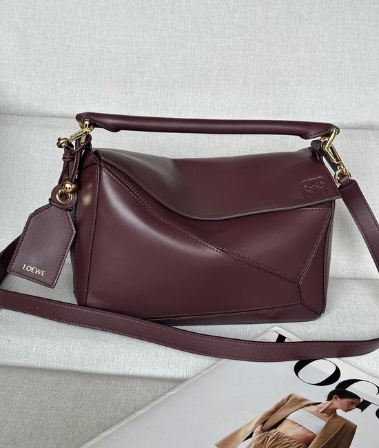 Loewe Featherlight Puzzle Nappa Leather Handbag 3007