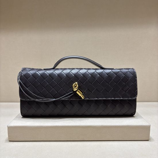 Bottega Veneta Andiamo Evening Clutch Elegant Lightweight 1511-B