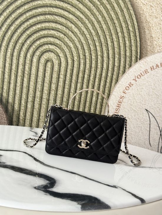 Chanel WOC Caviar Quilted Twisted Handle Bag 66041