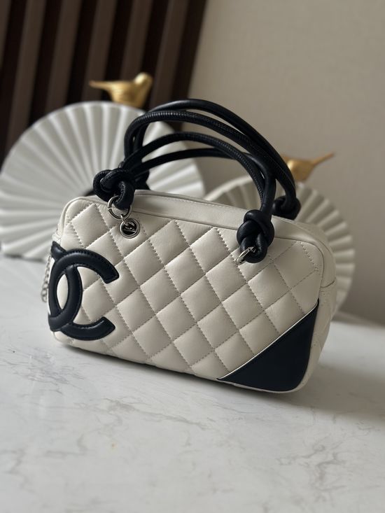 Chanel Cambon Pillow Leather Bag 3321
