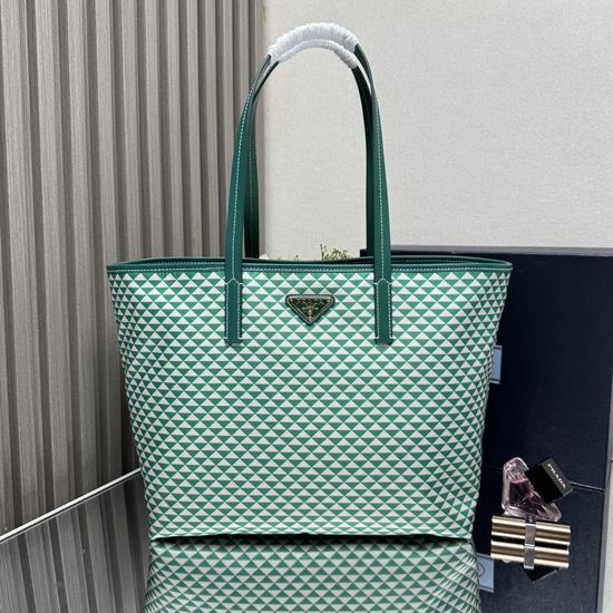 Prada Tessuto Triangulum Tote Bag 1BD552