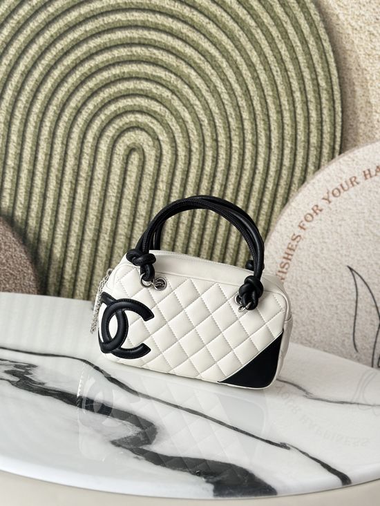 Chanel Vintage Cambon Leather Pillow Bag 3321